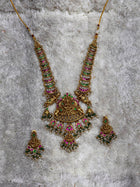 Temple with Diamond look Stone