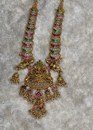 Temple with Diamond look Stone