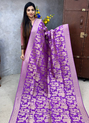 Pure Georgette Banarasi