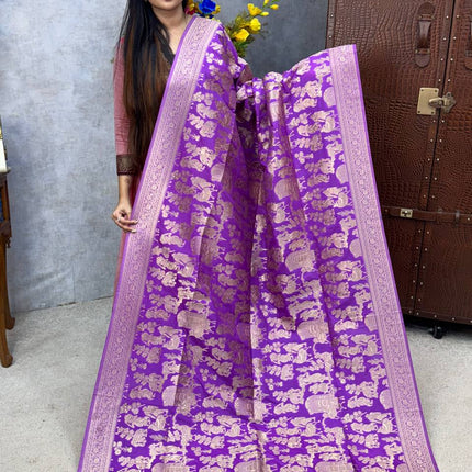 Pure Georgette Banarasi