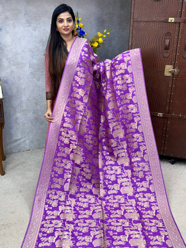 Pure Georgette Banarasi