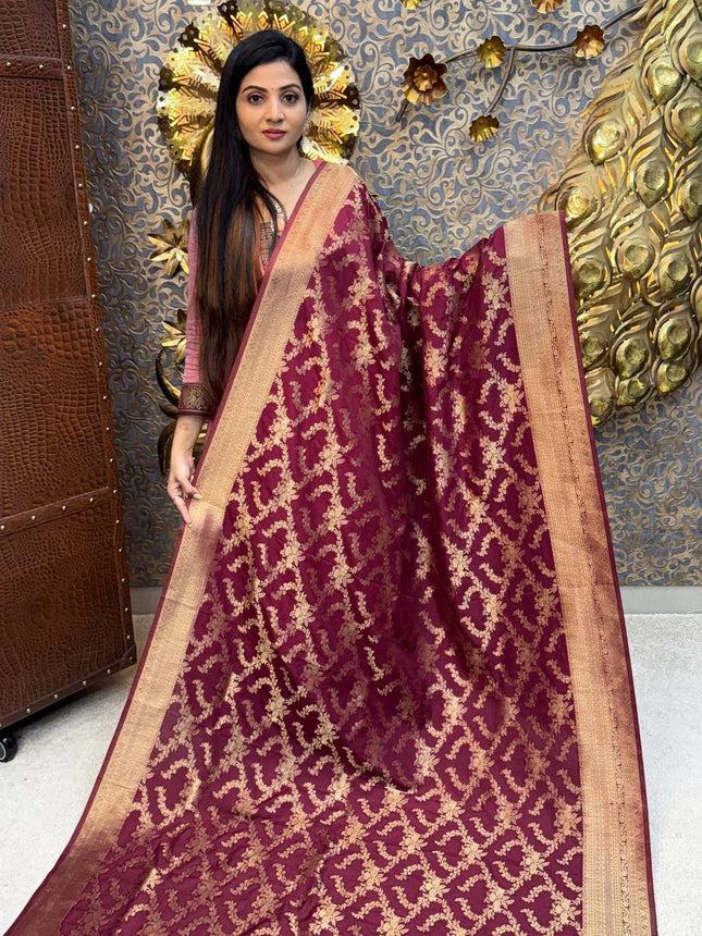 Pure Georgette Banarasi