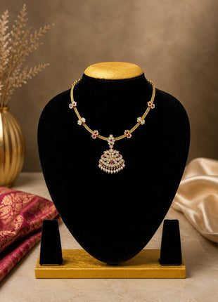 Vintage Stone Attigai Necklace