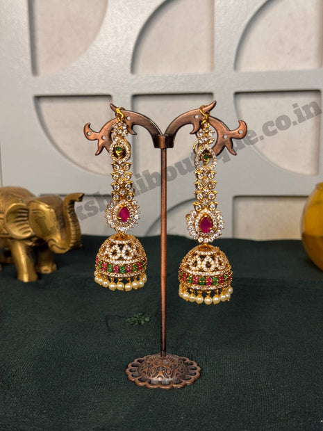 Jhumki With Attached Mattal