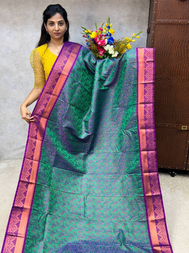 Triple Shade Kanchi Silk