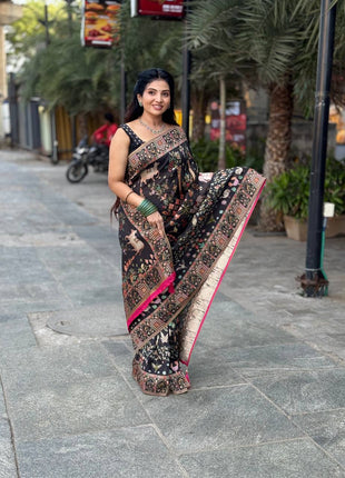 Handloom Munga Crepe  Pashmina