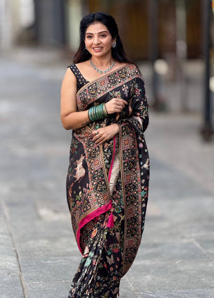 Handloom Munga Crepe  Pashmina