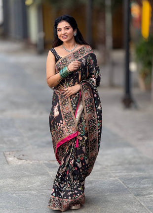 Handloom Munga Crepe  Pashmina