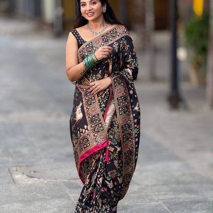 Handloom Munga Crepe  Pashmina