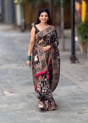 Handloom Munga Crepe  Pashmina