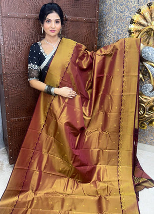 Premium Kanchi Gold Zari