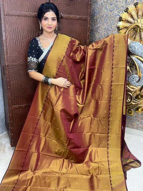 Premium Kanchi Gold Zari