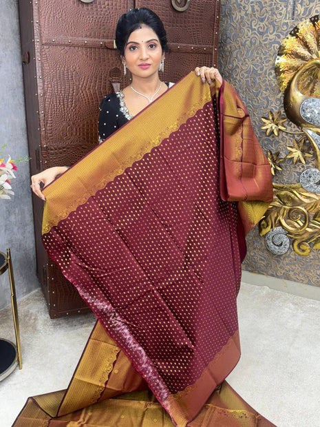 Premium Kanchi Gold Zari