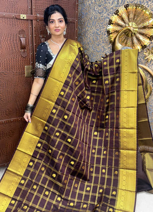 Kanchi Silk Gold Zari