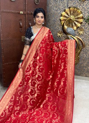 Pure Georgette Banarasi
