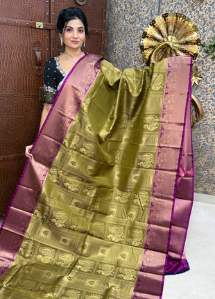 Premium Kanchi Gold Zari