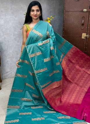 Border Less Kanchi Silk