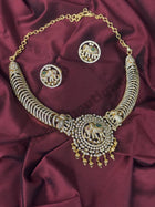 Temple with Diamond look Stone