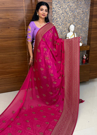 Pure Georgette Banarasi