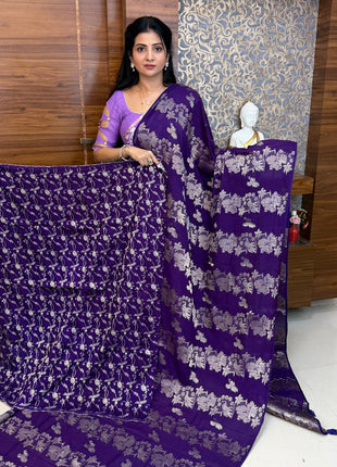 Pure Georgette Banarasi