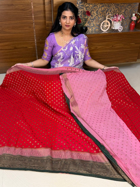Pure Georgette Banarasi
