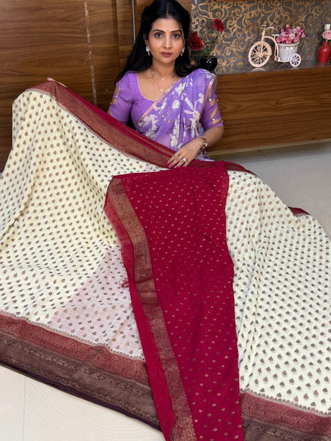 Pure Georgette Banarasi