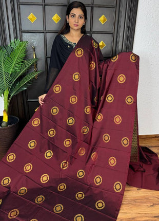 Border Less Kanchi Silk