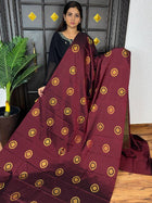 Border Less Kanchi Silk
