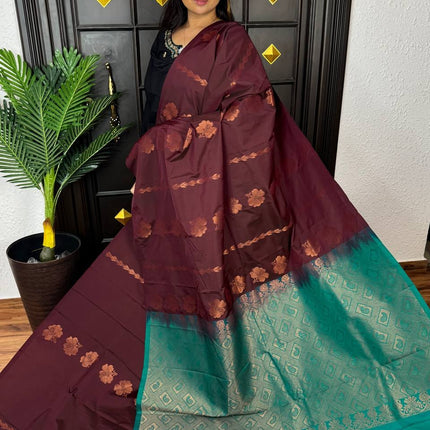 Border Less Kanchi Silk