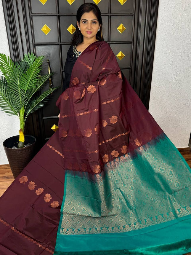Border Less Kanchi Silk
