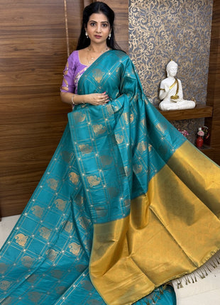 Border Less Kanchi Silk