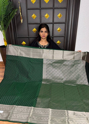 Kanchi Silk Silver Zari