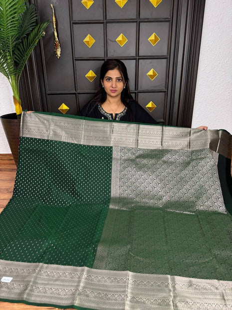 Kanchi Silk Silver Zari