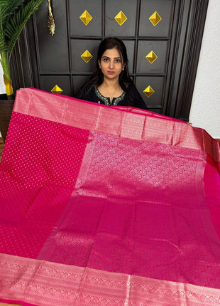 Kanchi Silk Silver Zari
