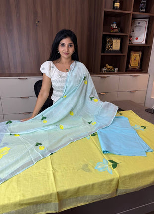 Linen Cotton Suit  (Unstitched)
