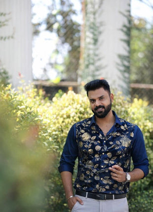 velvet Shirt Full Sleeve
