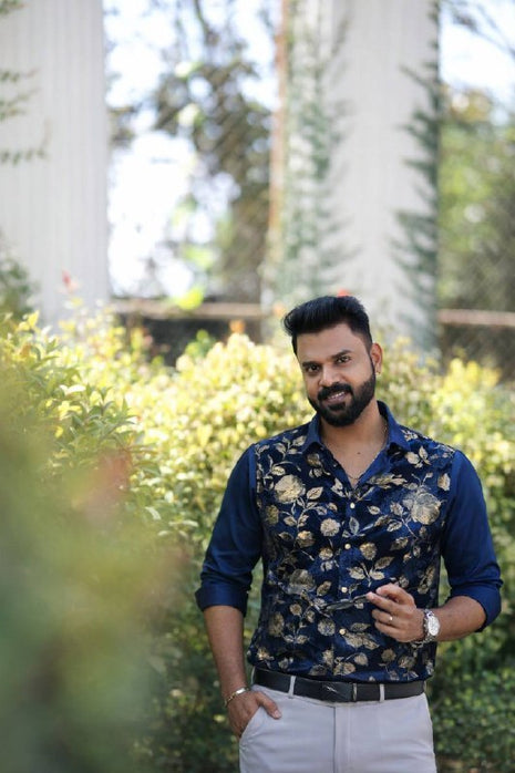 velvet Shirt Full Sleeve