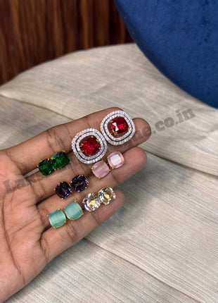 Changeable Stone Earring