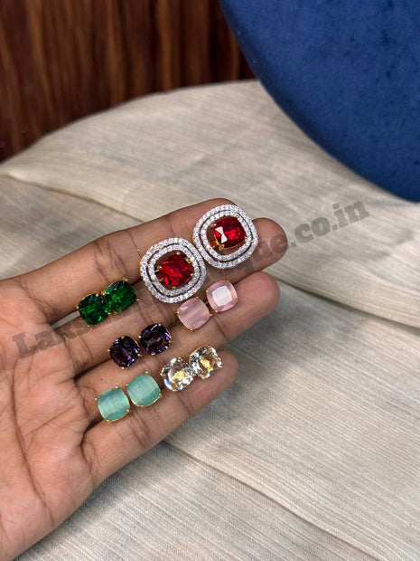 Changeable Stone Earring