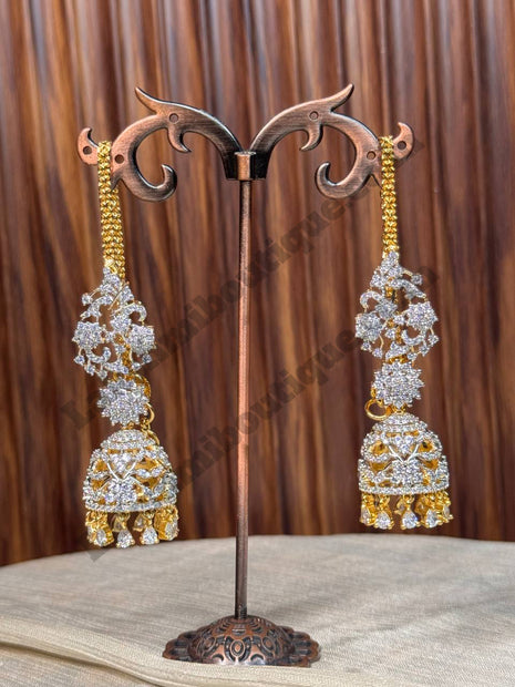 Jhumki With Attached Mattal