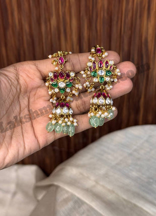 Jhumki With Attached Mattal