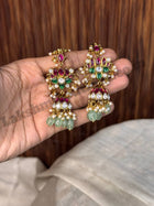 Jhumki With Attached Mattal