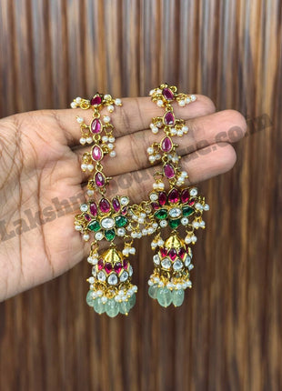 Jhumki With Attached Mattal