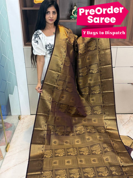 Premium Kanchi Gold Zari