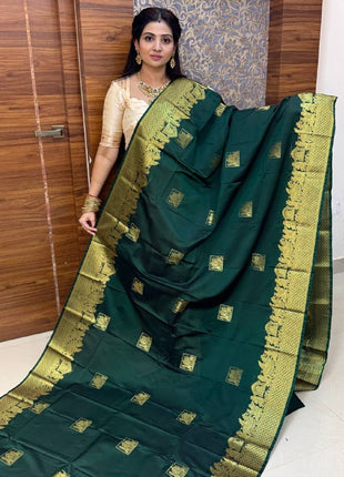 Premium Kanchi Gold Zari Pallaku Design