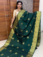 Premium Kanchi Gold Zari Pallaku Design