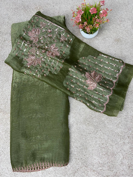 Crush Saree