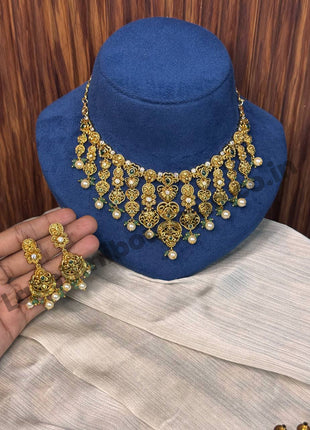 Temple With Choker Necklace Jewellery