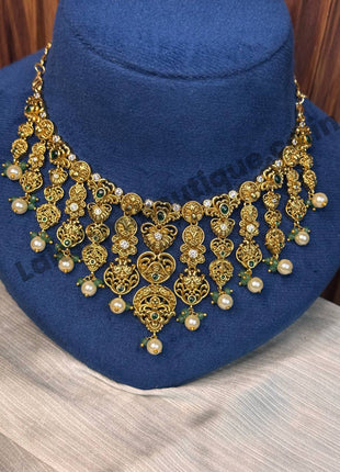Temple With Choker Necklace Jewellery