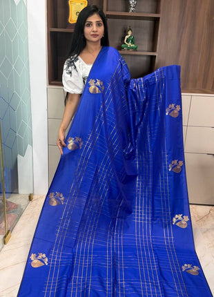 Border Less Kanchi Silk